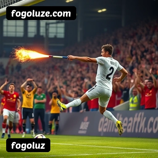 App fogoluz para iOS e Android — interface mobile, login biométrico e PIX integrado